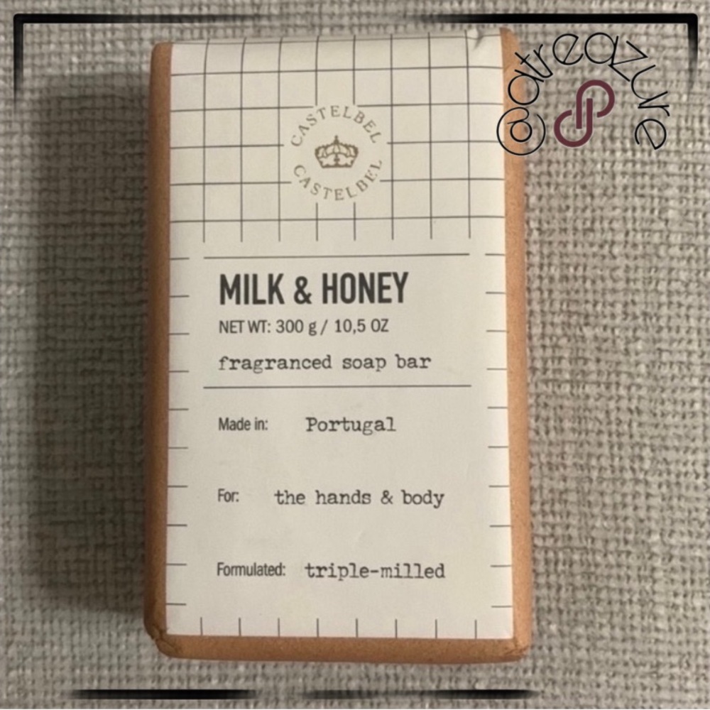 🆕 Castelbel Milk & Honey Soap Bar 🐝